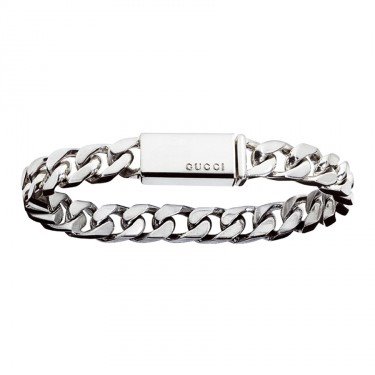 Bracciale gucci sale uomo argento